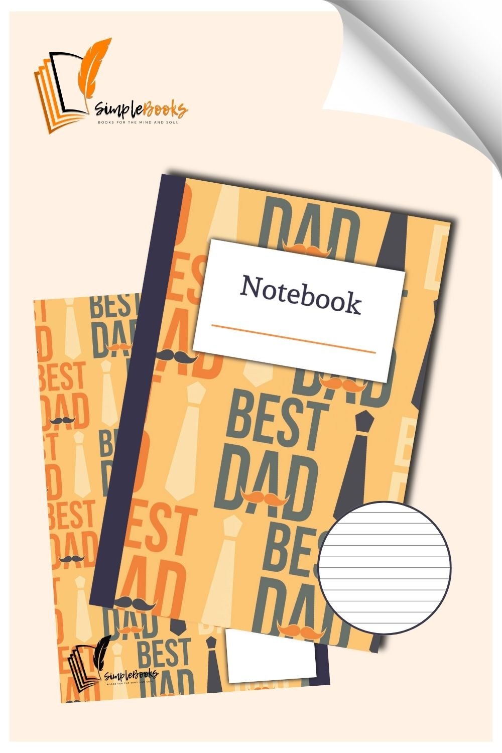 Best Dad Yellow Notebook_Simplebooks