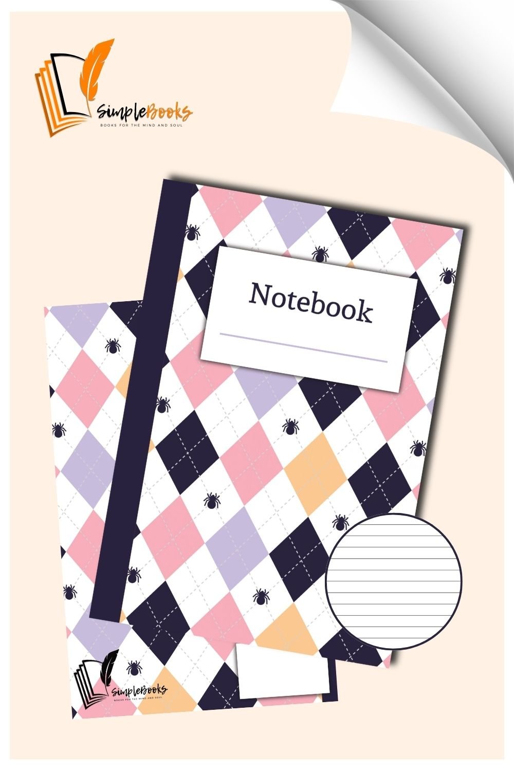 Diamond Spider Halloween Notebook_Simplebooks