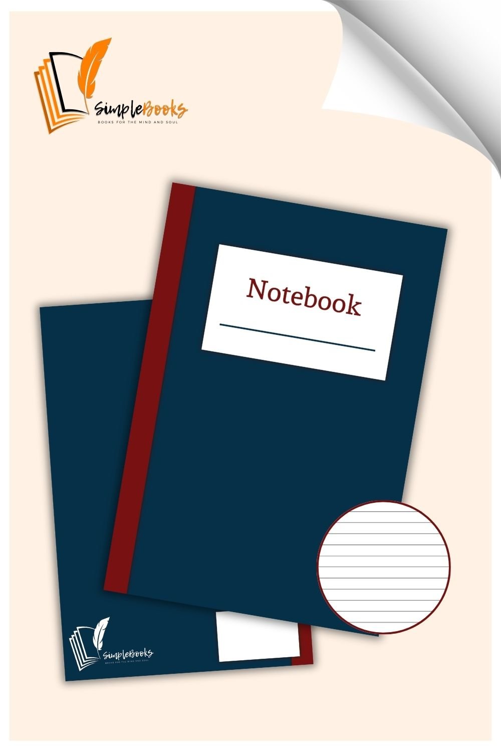 Blue Simple Notebook_Simplebooks