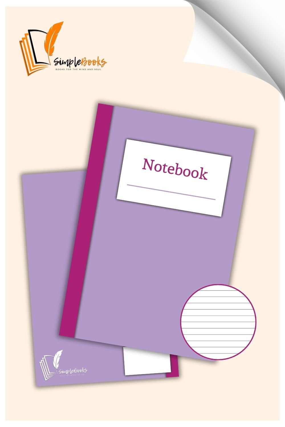 Violet Simple Notebook_Simplebooks